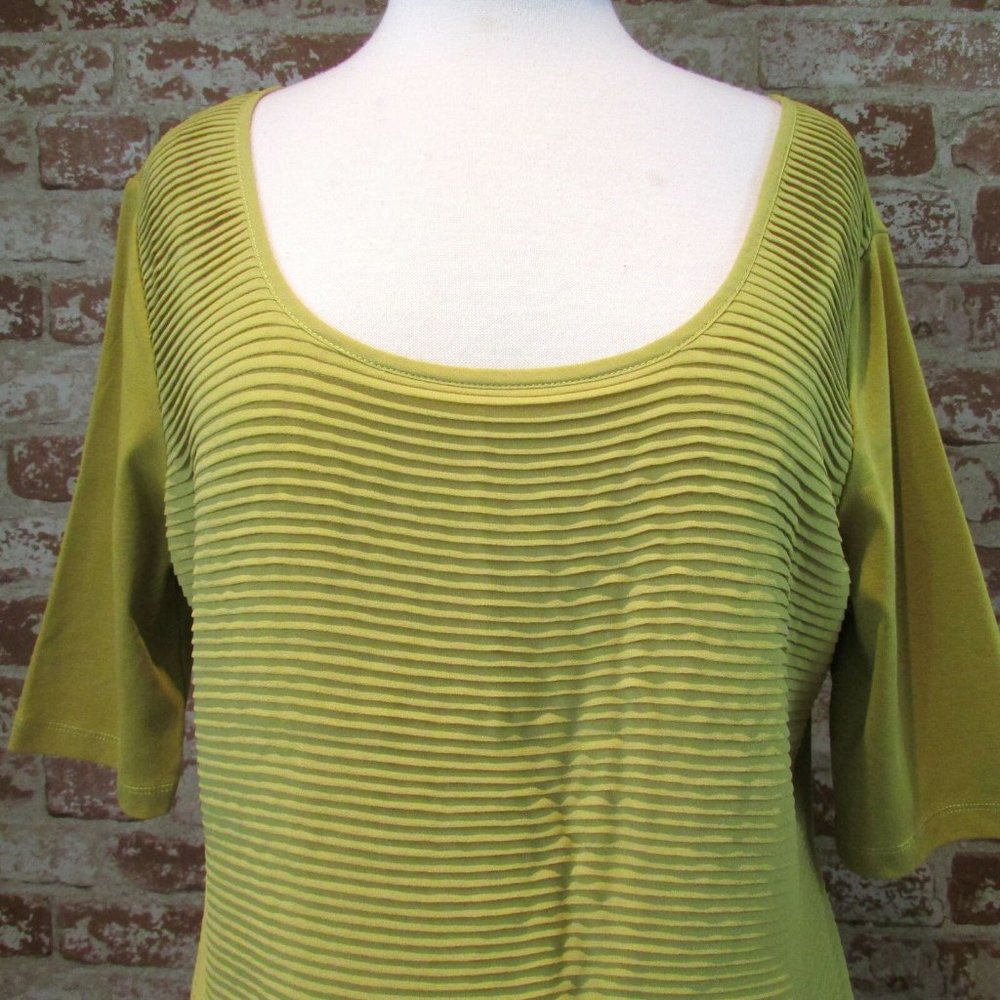Soft Surroundings Pleated Front Top